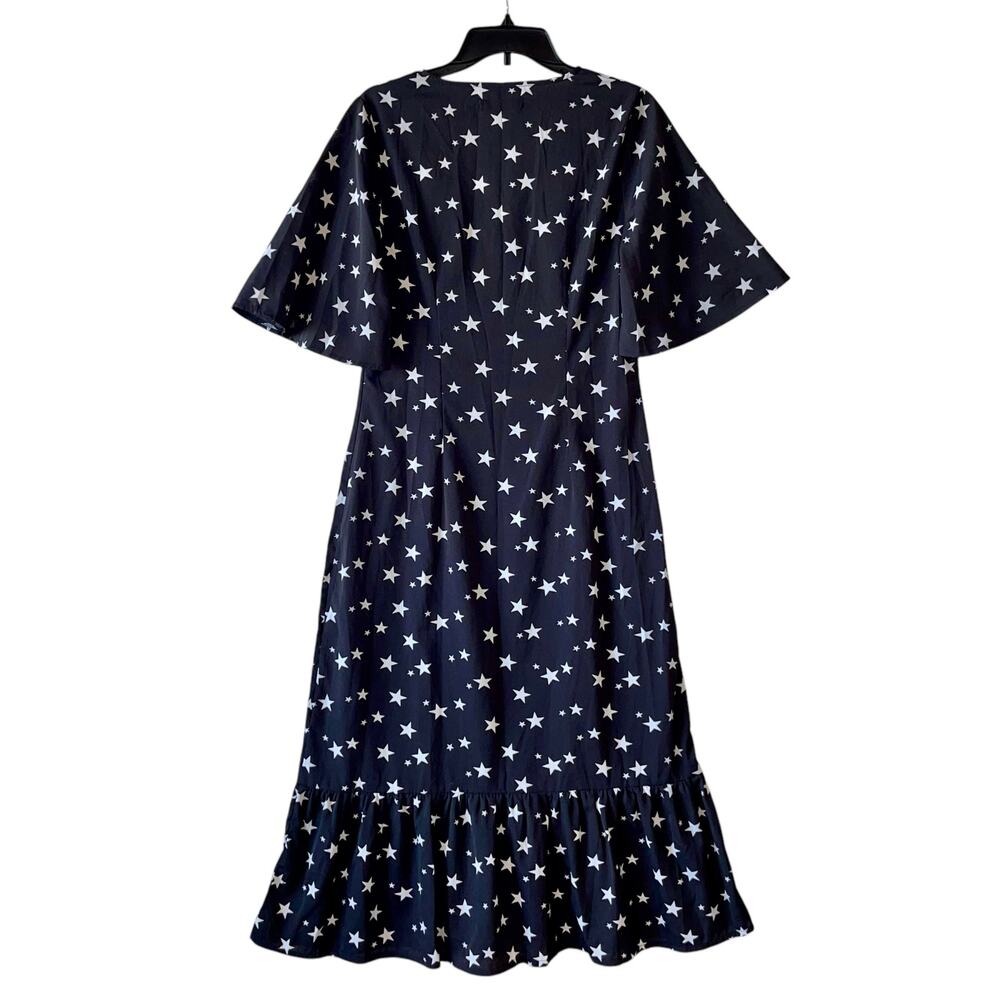 Stars Midi Dress Dark Romantic - Picture 3 of 8